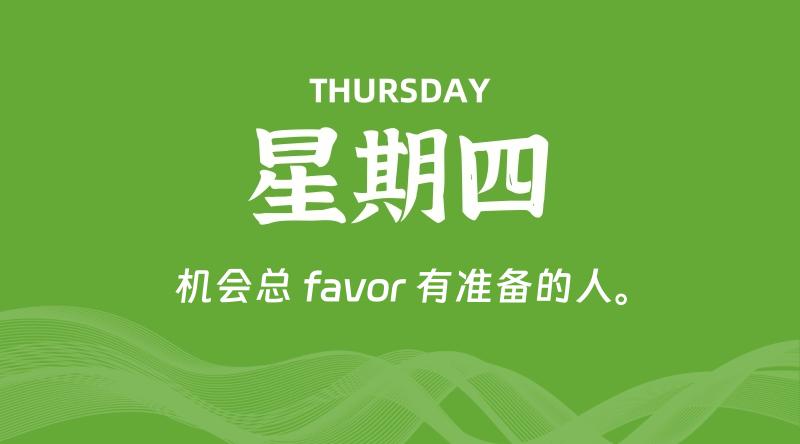 06月20日，星期四, 每天60秒读懂全世界！