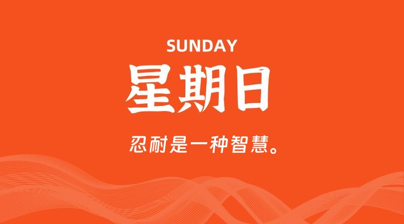 04月13日,星期日, 每天60秒读懂全世界!