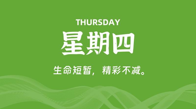 05月29日,星期四, 每天60秒读懂全世界!
