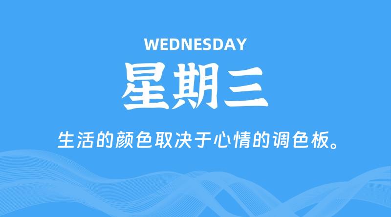 05月06日，星期三, 每天60秒读懂全世界！