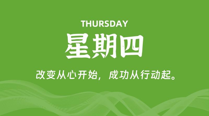 06月04日，星期四, 每天60秒读懂全世界！
