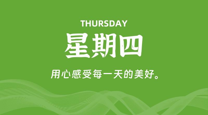 06月11日，星期四, 每天60秒读懂全世界！