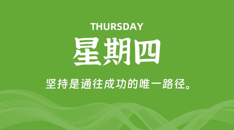 09月17日，星期四, 每天60秒读懂全世界！