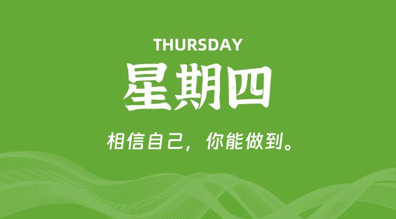 10月29日，星期四, 每天60秒读懂全世界！